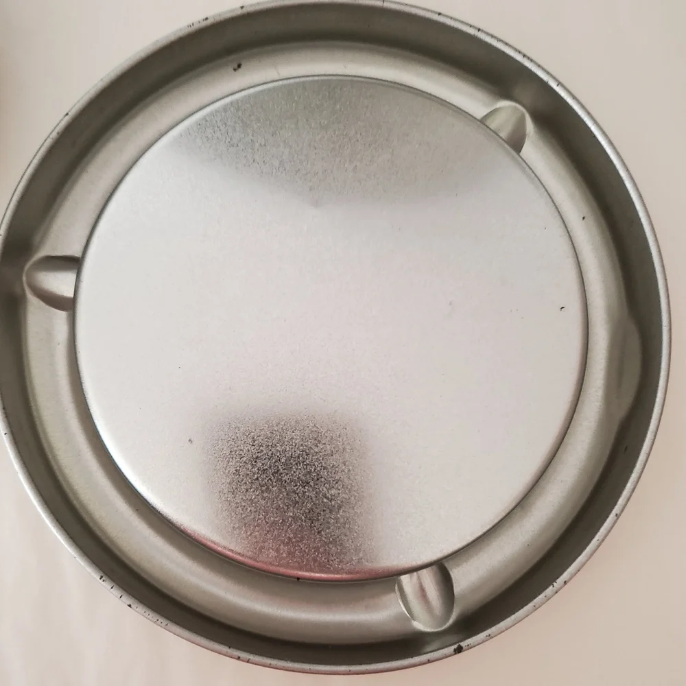 UNIQUE VINTAGE ASHTRAY Hash Tray With Lid Travel 1970s Hippy 5½